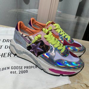 NWT Size 38 Golden Goose Running Sole Sneakers